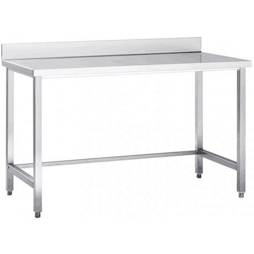 B GRADE Professional Work table Stainless steel No bottom shelf Upstand 1600x700x965mm |  DW7160 B GRADE Makfry