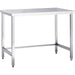 Professional Work Table Stainless Steel 1000x700x965mm |  DW7100WO Makfry
