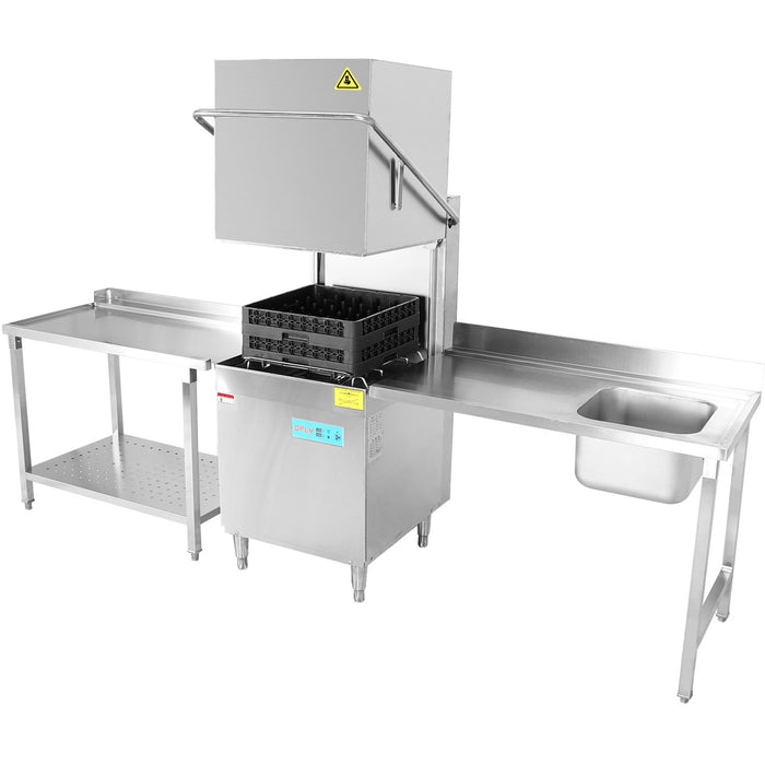 B GRADE Loading table Right side 1200x650x850mm With sink With splashback Stainless steel |  DWITA1265R B GRADE