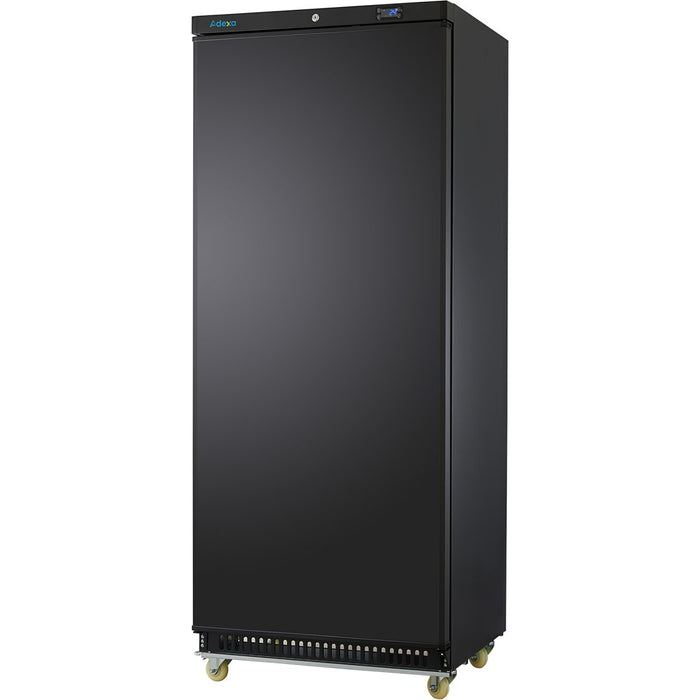 B GRADE 600lt Commercial Freezer Upright cabinet Black Single door |  DWF600BC B GRADE