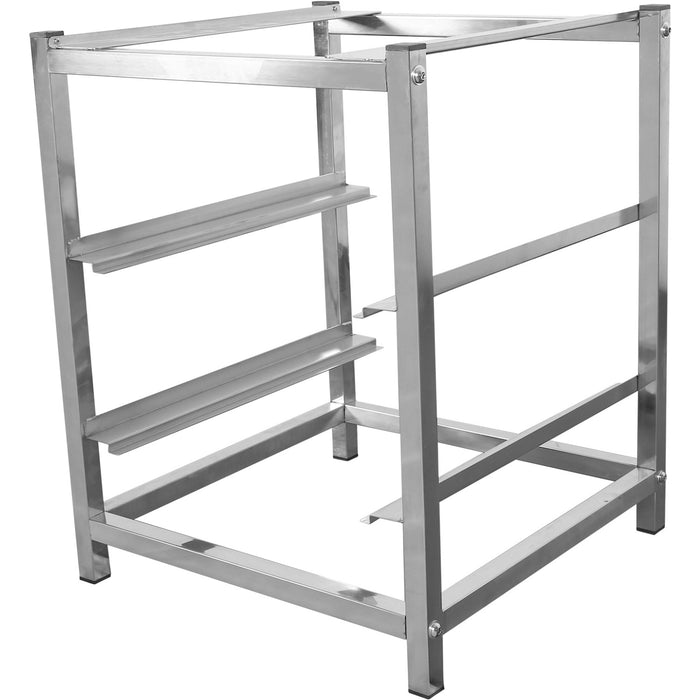 B GRADE Dishwasher stand with 2 rack guides for dishwashers of Width 565-590mm & Depth 600-700mm |  DWS02B B GRADE