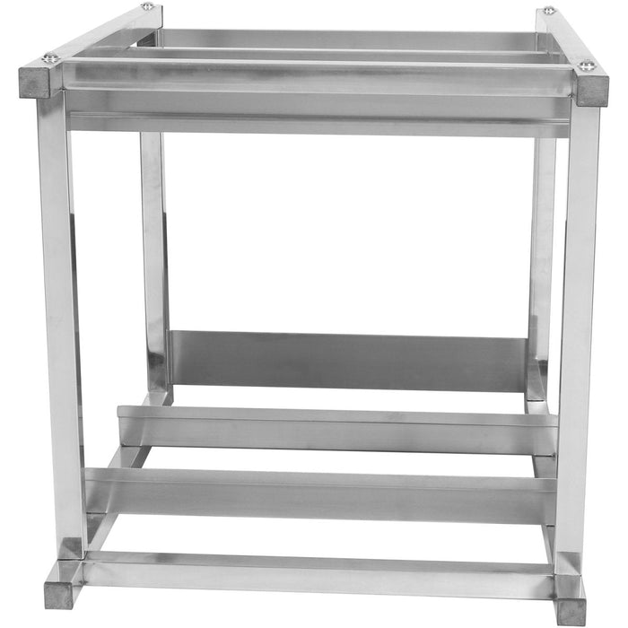 Dishwasher stand with 2 rack guides for dishwashers of Width 565-590mm & Depth 600-700mm |  DWS02B Makfry