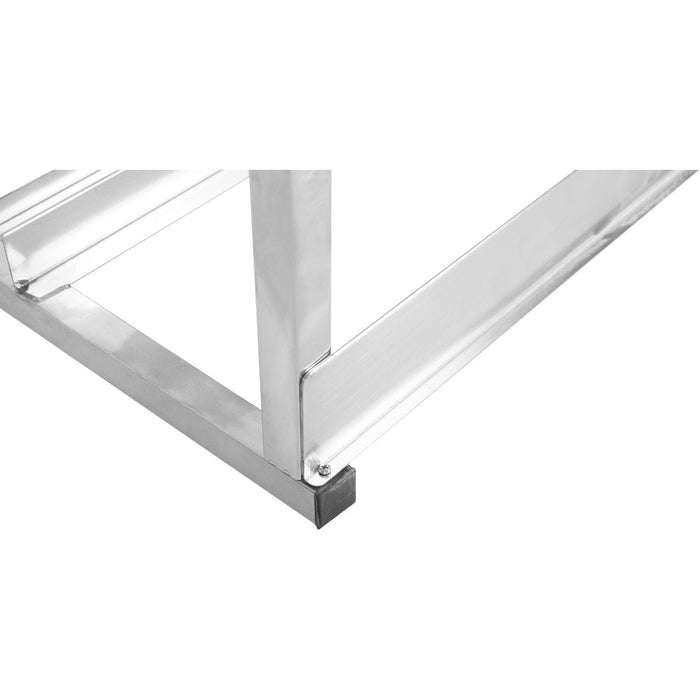 Dishwasher stand with 2 rack guides for dishwashers of Width 565-590mm & Depth 600-700mm |  DWS02B Makfry