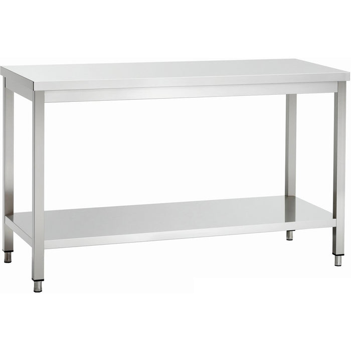 Professional Work table Stainless steel Bottom shelf 1500x700x850mm |  VT157SL
