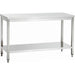 Professional Work Table Stainless Steel Bottom Shelf 2000x600x850mm | Vt206 Sl Makfry