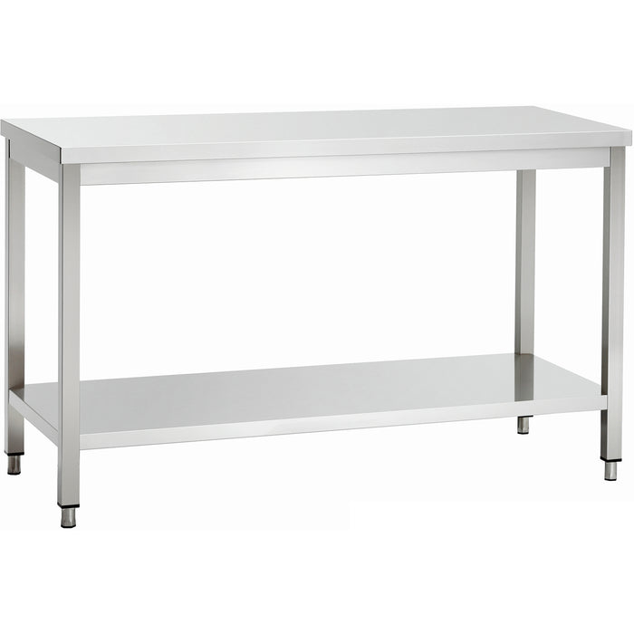 B GRADE Professional Work table Stainless steel Bottom shelf 1600x700x850mm |  VT167SL B GRADE