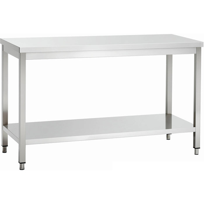 B GRADE Professional Work table Stainless steel Bottom shelf 1500x700x900mm |  THATS157 B GRADE Makfry