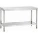 B GRADE Professional Work table Stainless steel Bottom shelf 1500x700x900mm |  THATS157 B GRADE Makfry