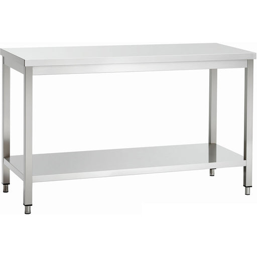 B GRADE Professional Work table Stainless steel Bottom shelf 1000x600x850mm |  VT106SL B GRADE Makfry