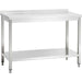 Professional Work Table Stainless Steel Bottom Shelf Upstand 1500x600x900mm | Thats156 A Makfry