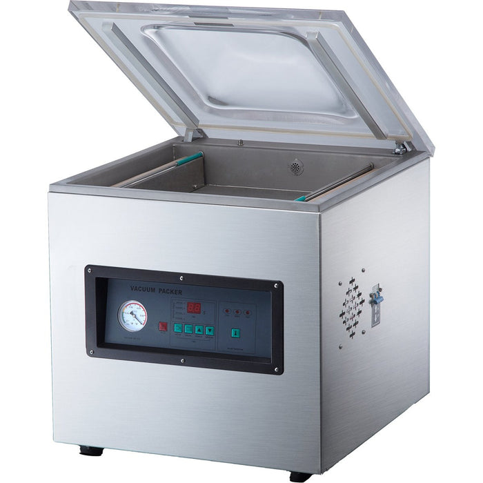 Chamber Vacuum Machine Double Seal Bar 20m³/Hour Table Top 400mm | Dz400 Makfry