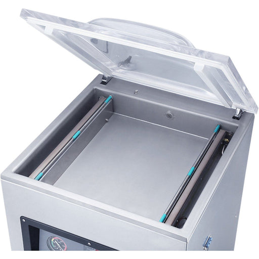 Chamber Vacuum Machine Double Seal Bar 40m³/Hour Freestanding 600mm | Dzq600 B Makfry