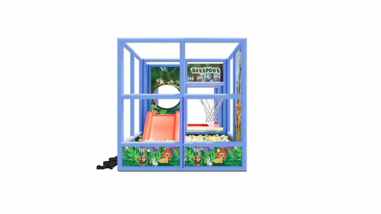 Indoor Soft Play Area & Soft Playground With Animal Theme - 5000x2000x2000mm IQPARK