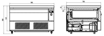REFRIGERATED/FREEZER COUNTER 1 DRAWER 2X 1/1GN Combisteel