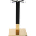 Black & Gold Table base Square 400mm Standard height |  E007 Makfry