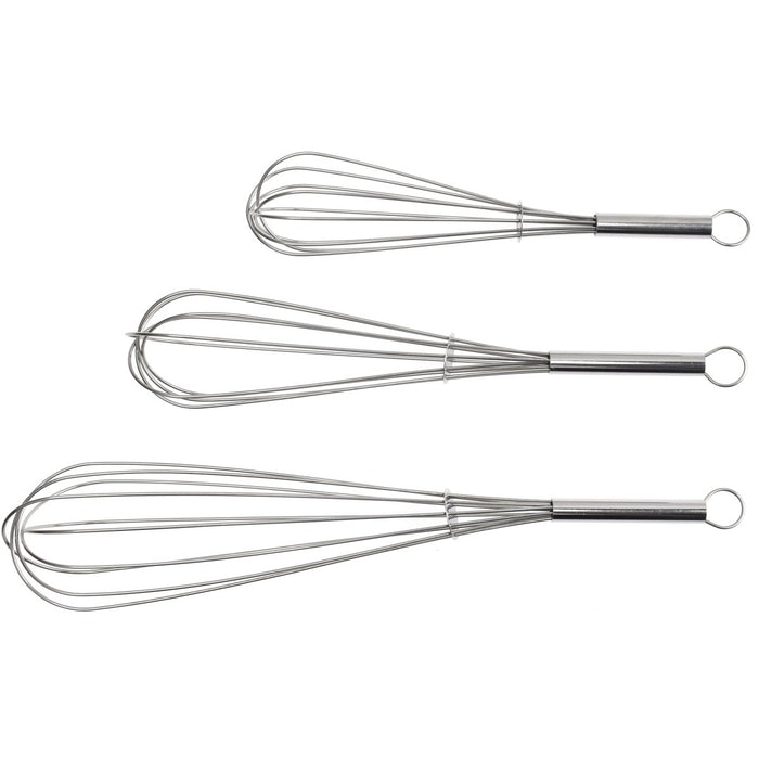 3 Piece Whisk Set Stainless Steel |  E021