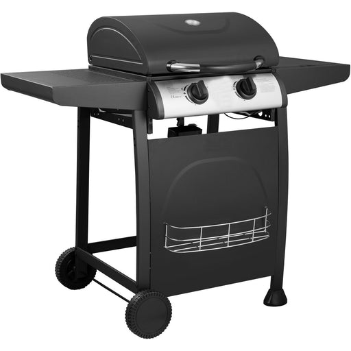 Gas BBQ Grill with 2 burners & side trays |  E10C10C32 Makfry