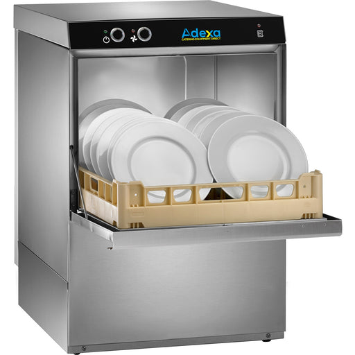 B Grade Commercial Dishwasher Premium 500mm Basket 20 Baskets/Hour Drain Pump Detergent Dosing Pump |  Adx50 B Grade Makfry