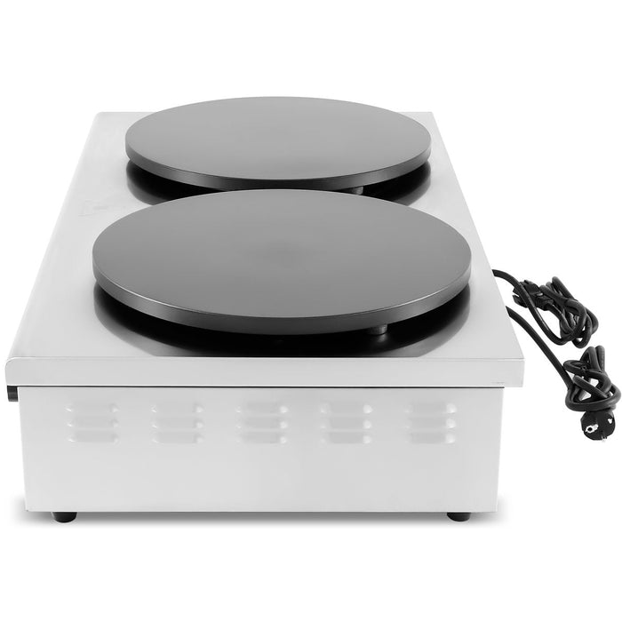 Commercial Crepe Maker Double 2x400mm |  EC2 Makfry