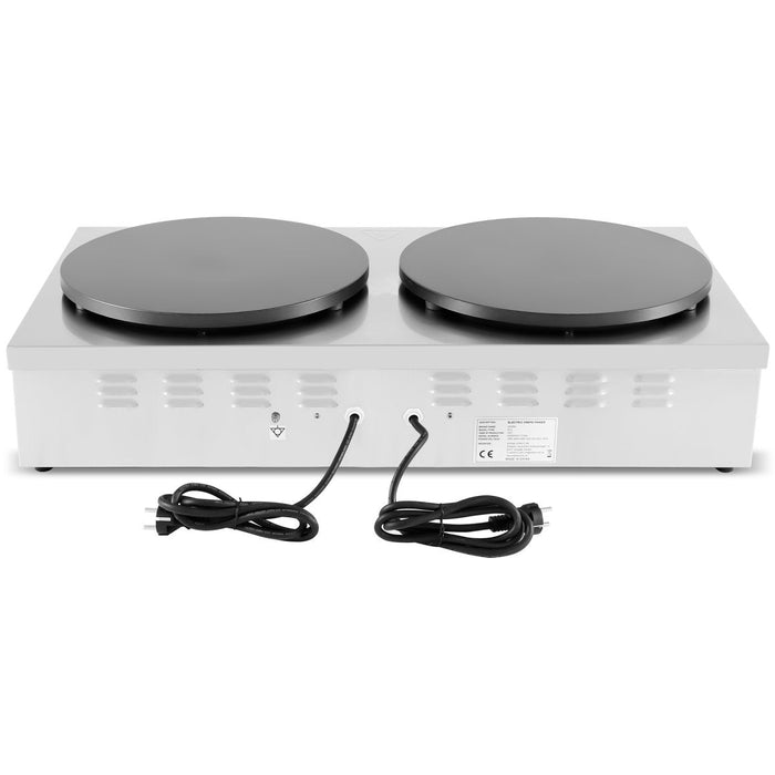 Commercial Crepe Maker Double 2x400mm |  EC2 Makfry