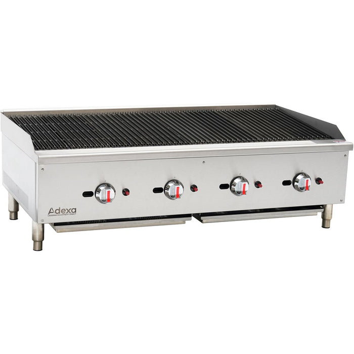 Professional Natural Gas Chargrill 4 burners 30kW |  ECB48S