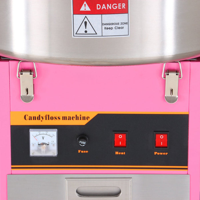 Candy Floss Machine 60 Pcs/Hour 520mm | Hec03 Makfry