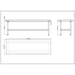Commercial Equipment Stand / Low Height Table Stainless Steel Bottom Shelf 3 Side Upstand 1800x600x600mm | Ees2472 Makfry