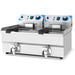 B Grade Commercial Twin Fryer Electric 10+10 Litre 6k W Countertop Drainage Tap | Maref102 V B Grade Makfry