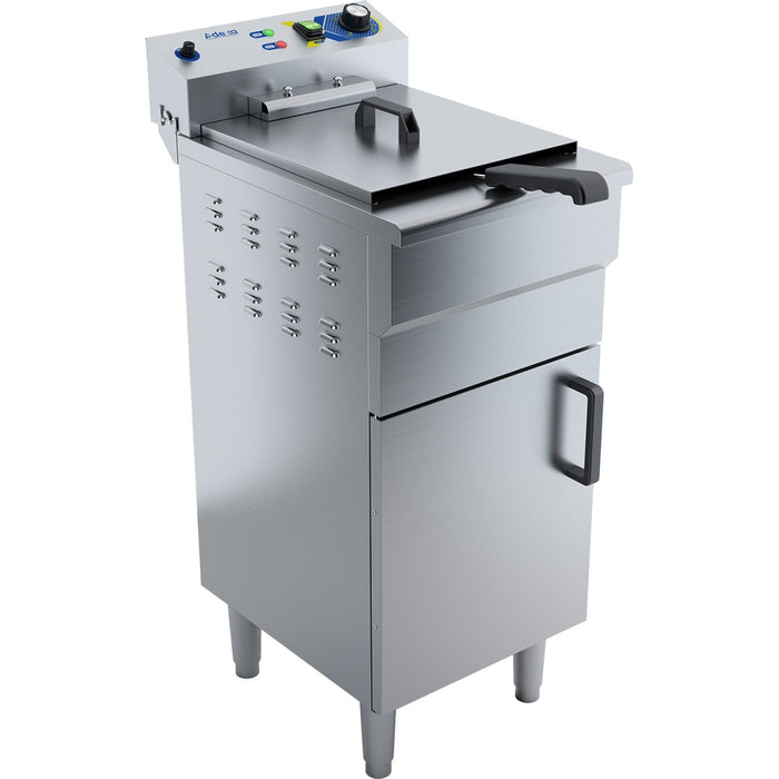 B Grade Commercial Fryer Single Electric 16 Litre 3k W Free Standing | Ef161 Vc B Grade Makfry