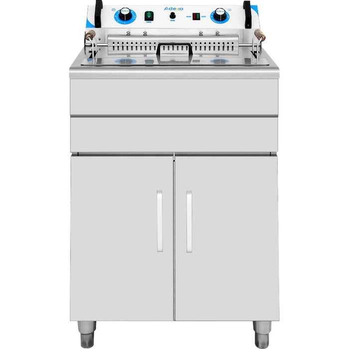 B Grade Commercial Deep Fat Fryer 20 Litres 3k W Free Standing | Maref201 S B Grade Makfry