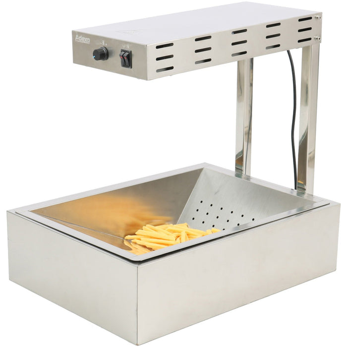 Commercial Food Warmer & Chip Scuttle|  EFFS01B Makfry