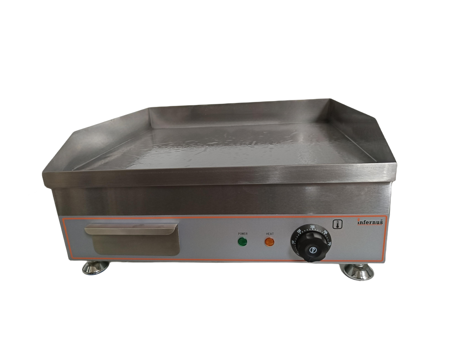Infernus Steel Plate Electric Griddle - 50cm/20" Canmac Catering Equipment