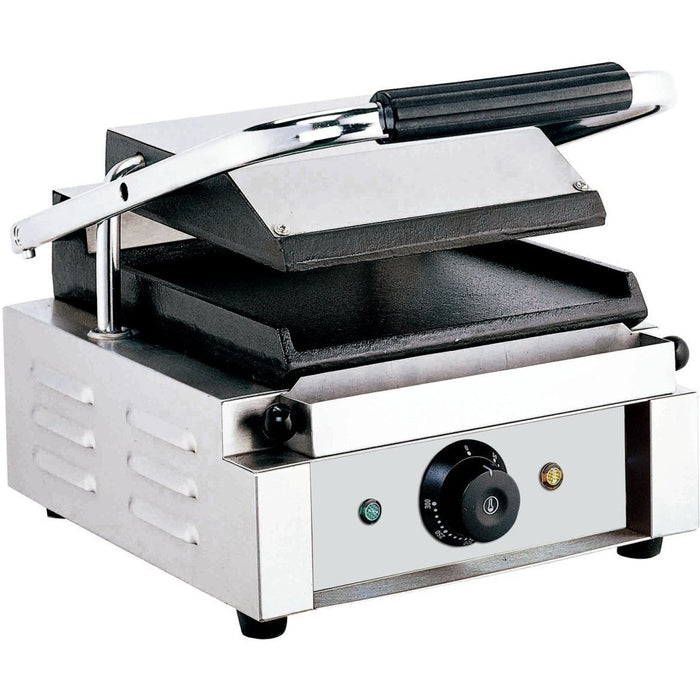 B GRADE Heavy Duty Panini Contact grill Single Smooth |  EG01B B GRADE Makfry