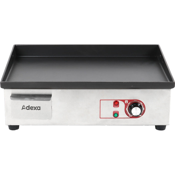 Commercial Griddle Smooth 540x380mm Enamelled plate 2.2kW Electric |  EG5438 Makfry