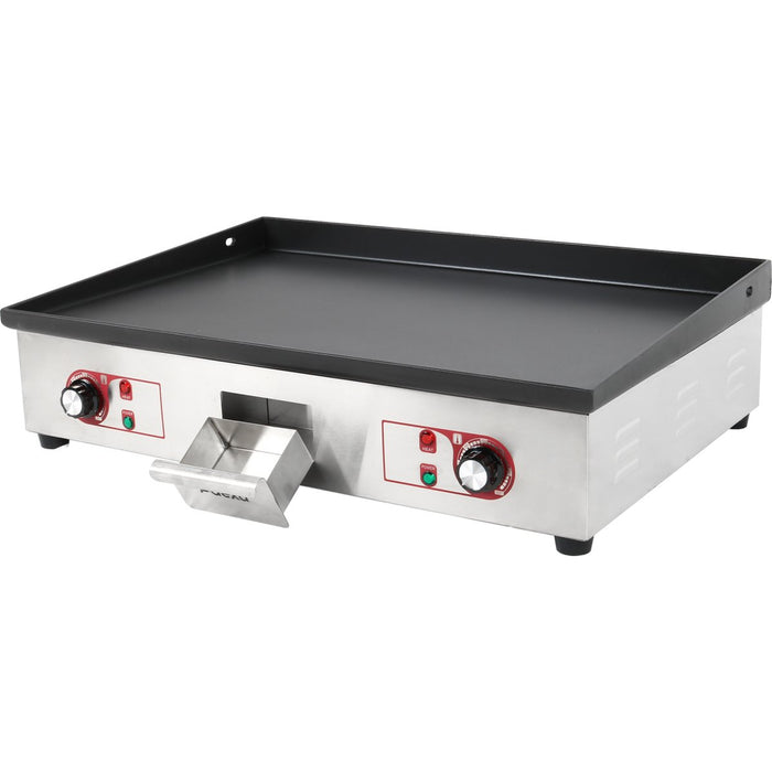 Commercial Griddle Smooth 730x500mm Enamelled plate 3kW Electric |  EG7350