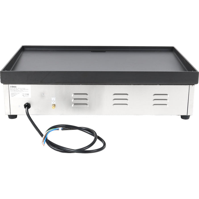 Commercial Griddle Smooth 730x500mm Enamelled plate 3kW Electric |  EG7350