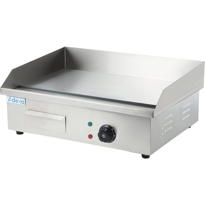 Commercial Griddle Smooth 540x400x200mm 3kW Electric |  EG818B