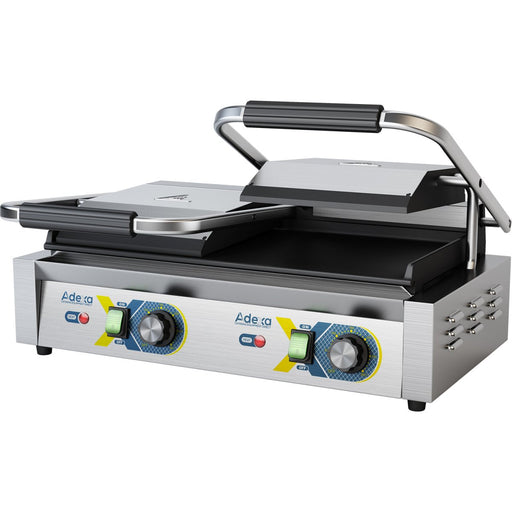Heavy Duty Panini Contact Grill Double Smooth |  Egd20 A Makfry