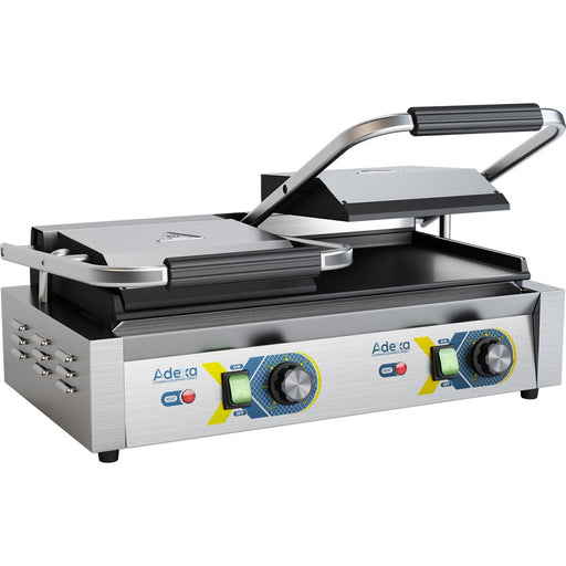 Heavy Duty Panini Contact Grill Double Smooth |  Egd20 A Makfry