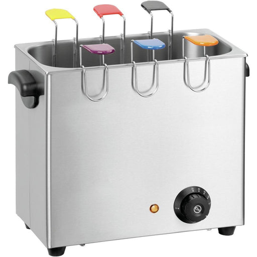 Commercial Egg Boiler Stainless Steel 6 Holders | Egg Makfry