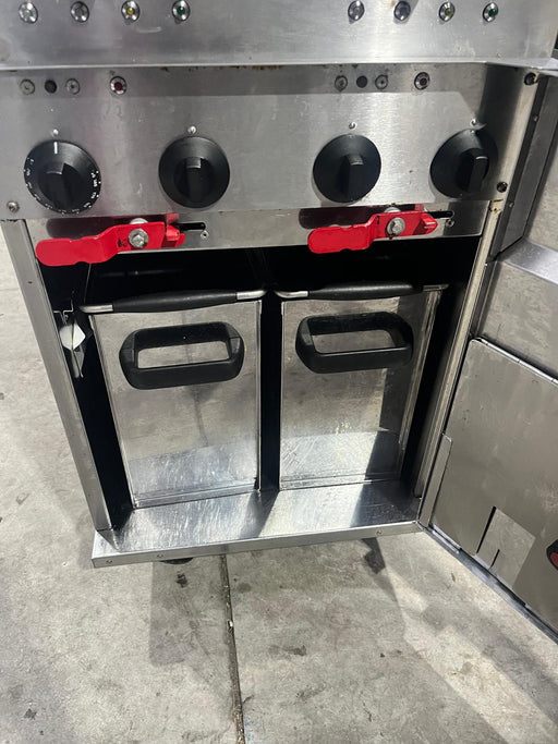 Valentine Twin Basket Electric 3 Phase Fryer V2200 T - Refurbished Canmac Refurbished