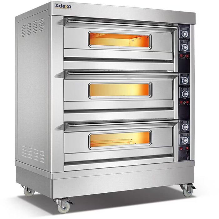 Commercial Pizza Oven Electric 870x630mm 19.8kW Capacity 18 Pizzas at 12" - Digital display |  MAREO306D