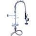 Pre Rinse Spray Unit Deck mount Double inlet Height 600mm Stainless steel |  EQ7801A Makfry