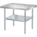 Equipment Stand/Low Table with 3 side upstand 600x760x600mm |  ES4187660 Makfry