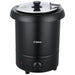 Commercial Soup kettle Black Iron 10 litres |  ESW02 Makfry