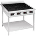 Commercial 4 Zone Induction Hob With Undershelf 4 X 3500 W 790x700x911mm | Ew350 C4 Makfry