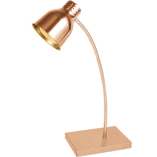 Commercial Tabletop Food Warmer 1 Heating Lamp 250W Gold |  EWL02G1 Makfry