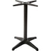 Black Aluminium Table base 560mm Standard height |  F006 Makfry