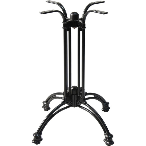 Black Decorative Aluminium Table base 600mm Standard height |  F020 Makfry