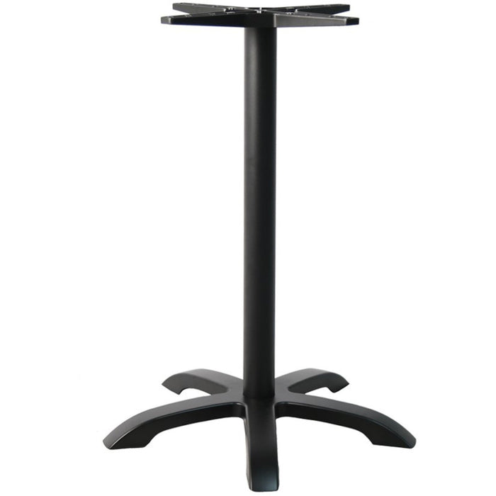 Black Aluminium Table base 720mm Bar height 1080mm|  F037H Makfry